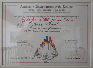 Académie Internationale de Lutèce - Médaille d'argent - 1994