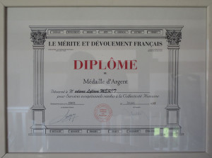 Le Mérite et Dévouement Français - Médaille d'argent - 1998